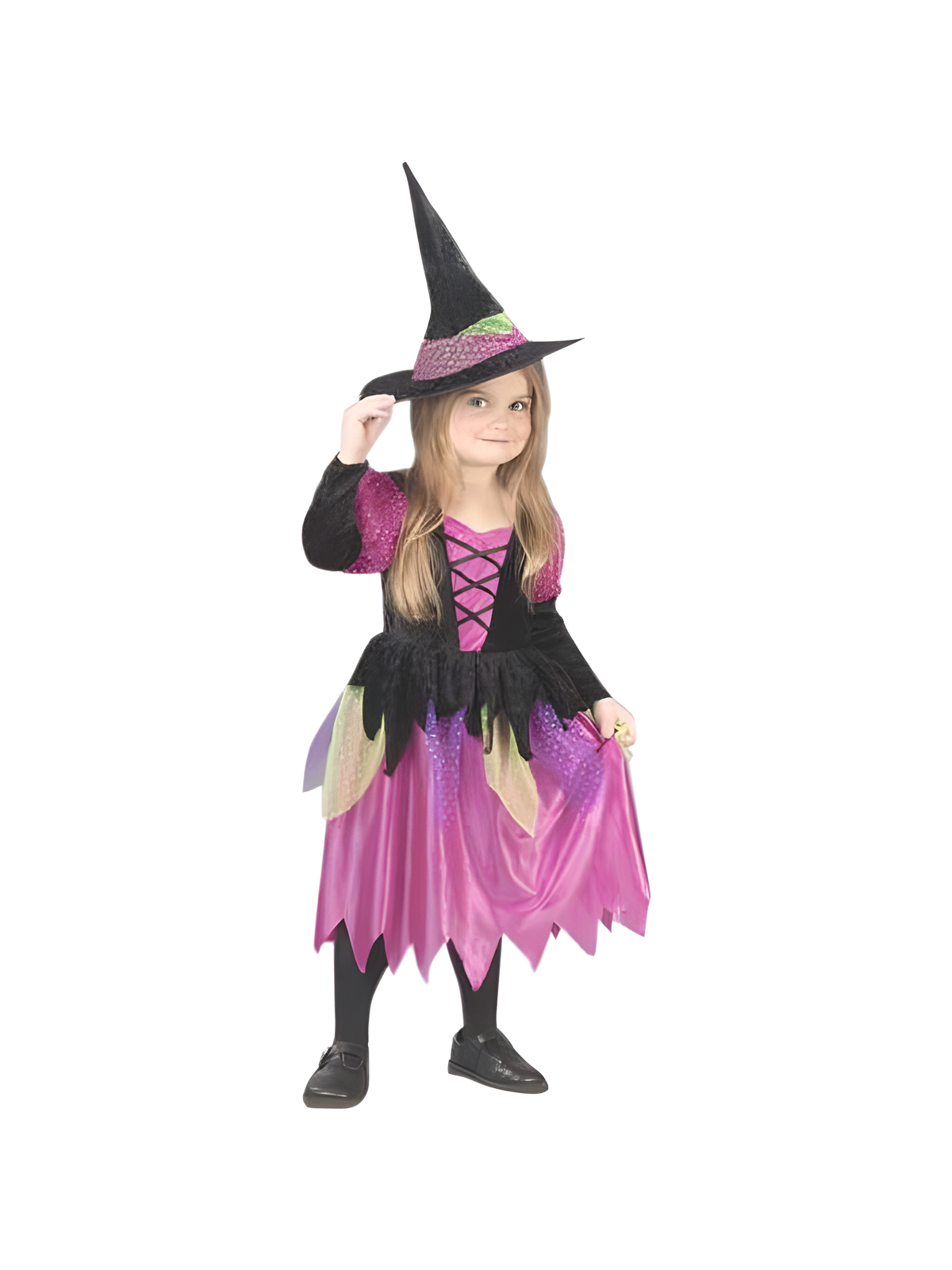 Toddler Rainbow Witch Costume by Masquerade