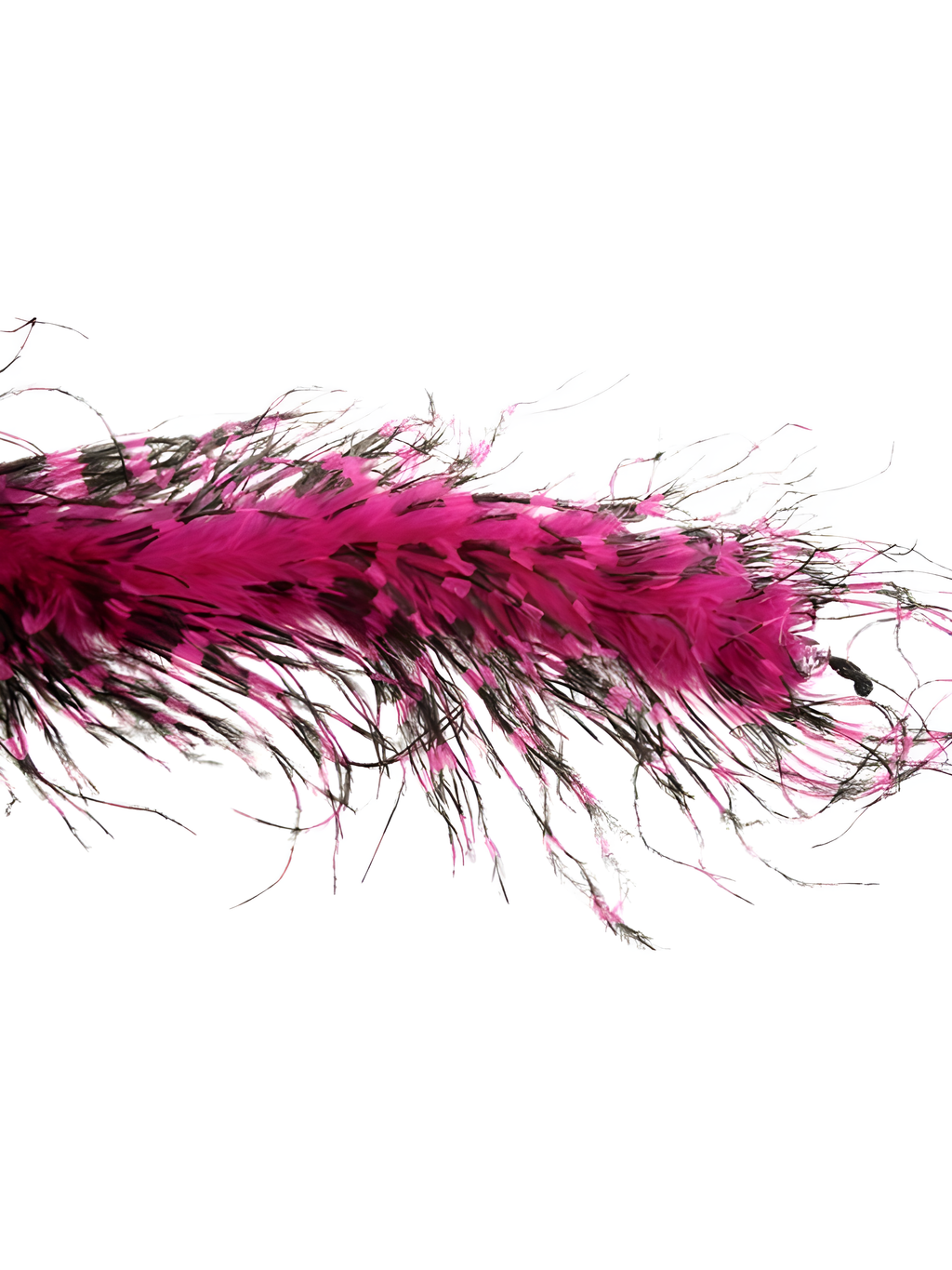 Plum/Black Ostrich Feather Boa by Masquerade