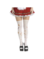 Adult White Ripped Stockings by Masquerade