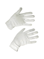 White Santa Costume Gloves by Masquerade