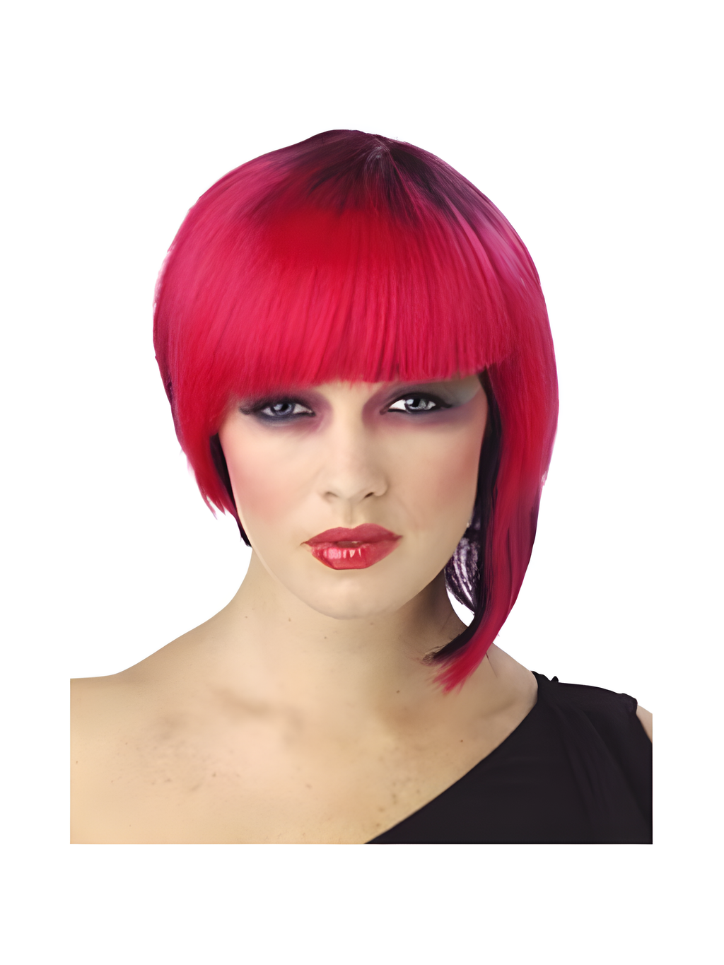 Women's Fuchsia Neo Punk Wig by Masquerade