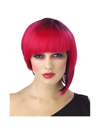 Women's Fuchsia Neo Punk Wig by Masquerade