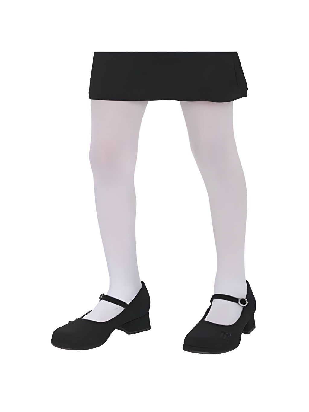 Child's Solid White Tights by Masquerade