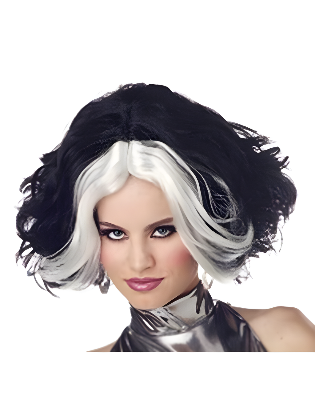 Black & White Diva Wig by Masquerade