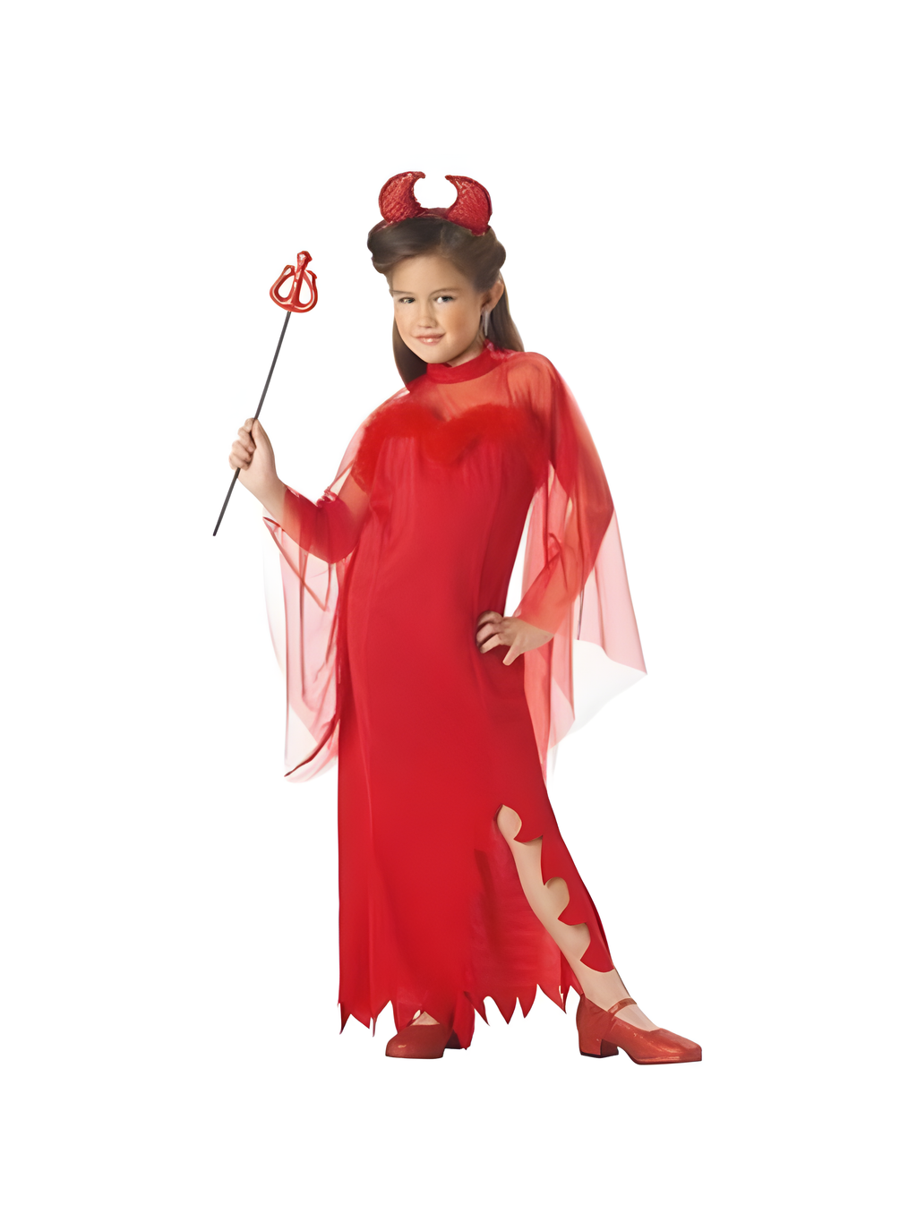 Child's Sheer Devil Girl Costume by Masquerade