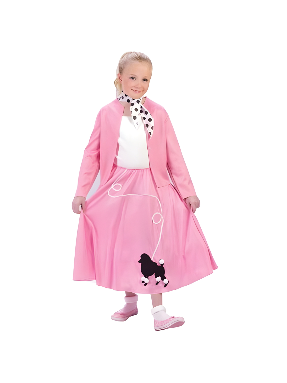 Childs Grease Poodle Skirt And Sweater Costume by Masquerade