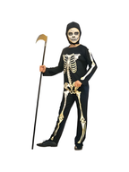 Child's Skeleton Costume w/ Hood by Masquerade