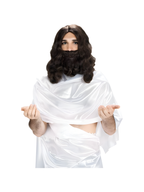 Jesus Christ Wig And Beard Set by Masquerade