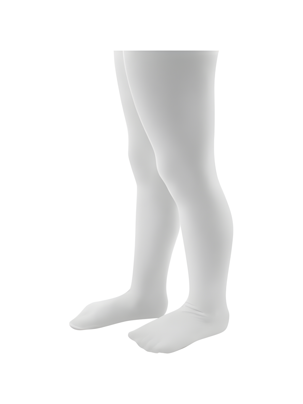 Infant White Nylon Tights by Masquerade