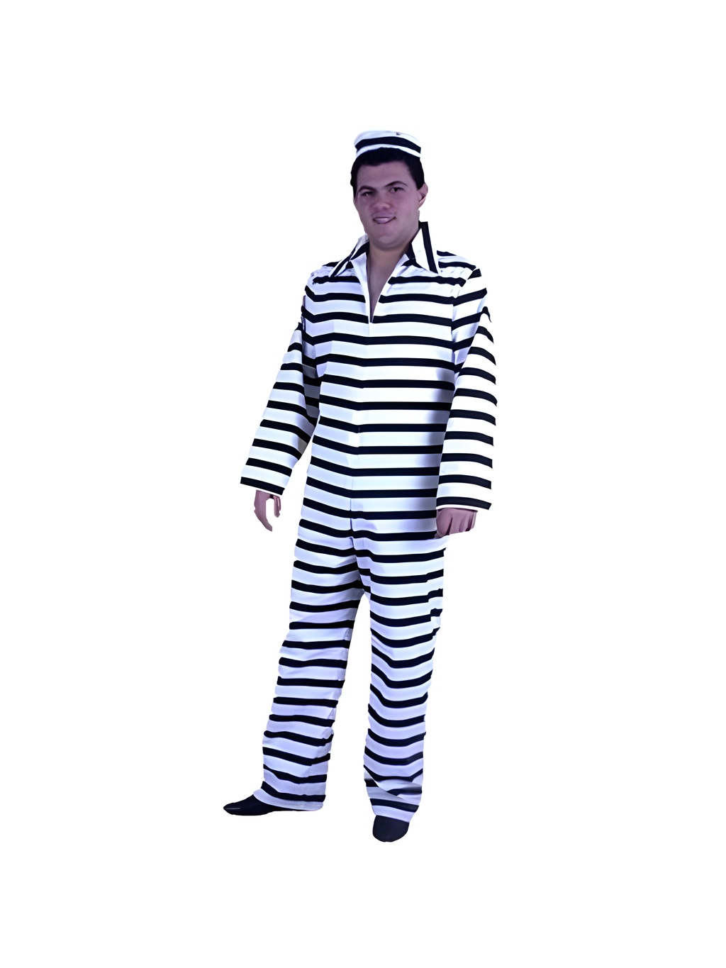 Adult Striped Prison Costume by Masquerade