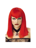 Adult Red Vampiress Wig by Masquerade