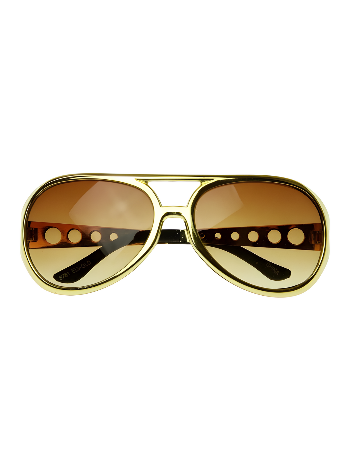 Gold Rock Star Glasses by Masquerade