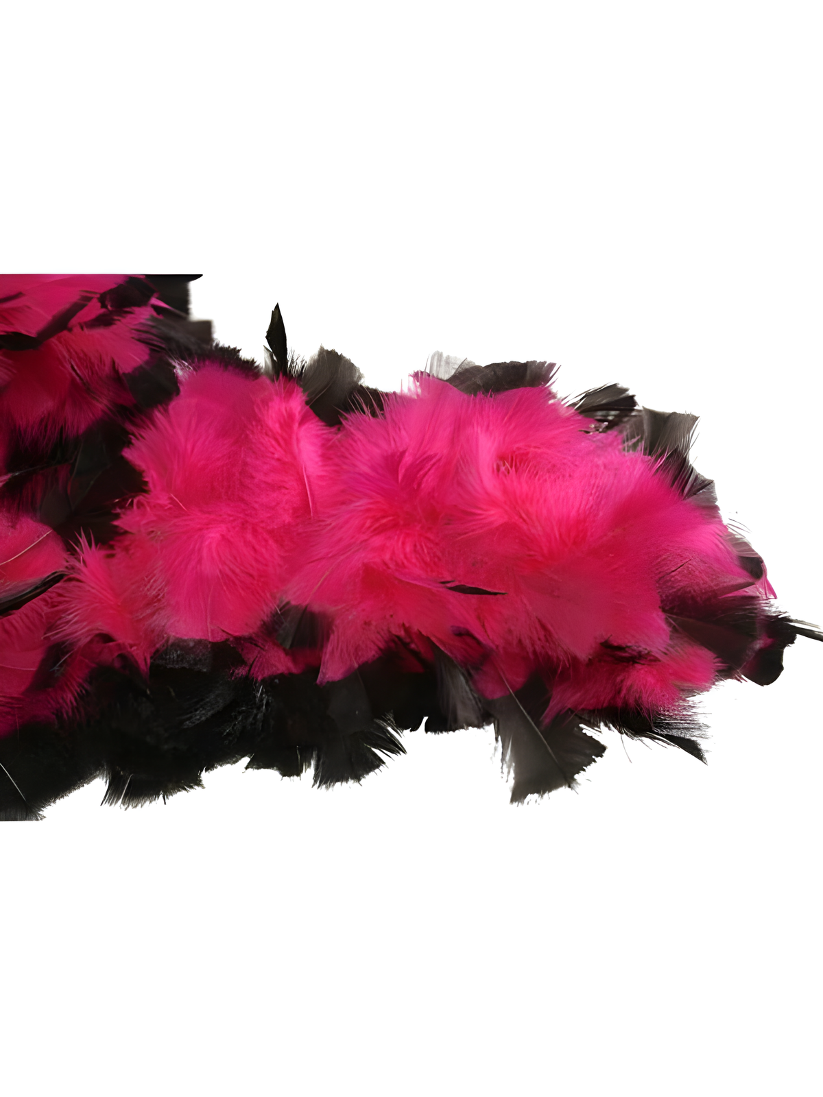 Fushia/Black Chandelle Feather Boa by Masquerade