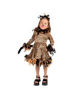 Toddler Leopard Cat Dress Costume by Masquerade