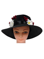 Deluxe Mary Poppins Hat by Masquerade