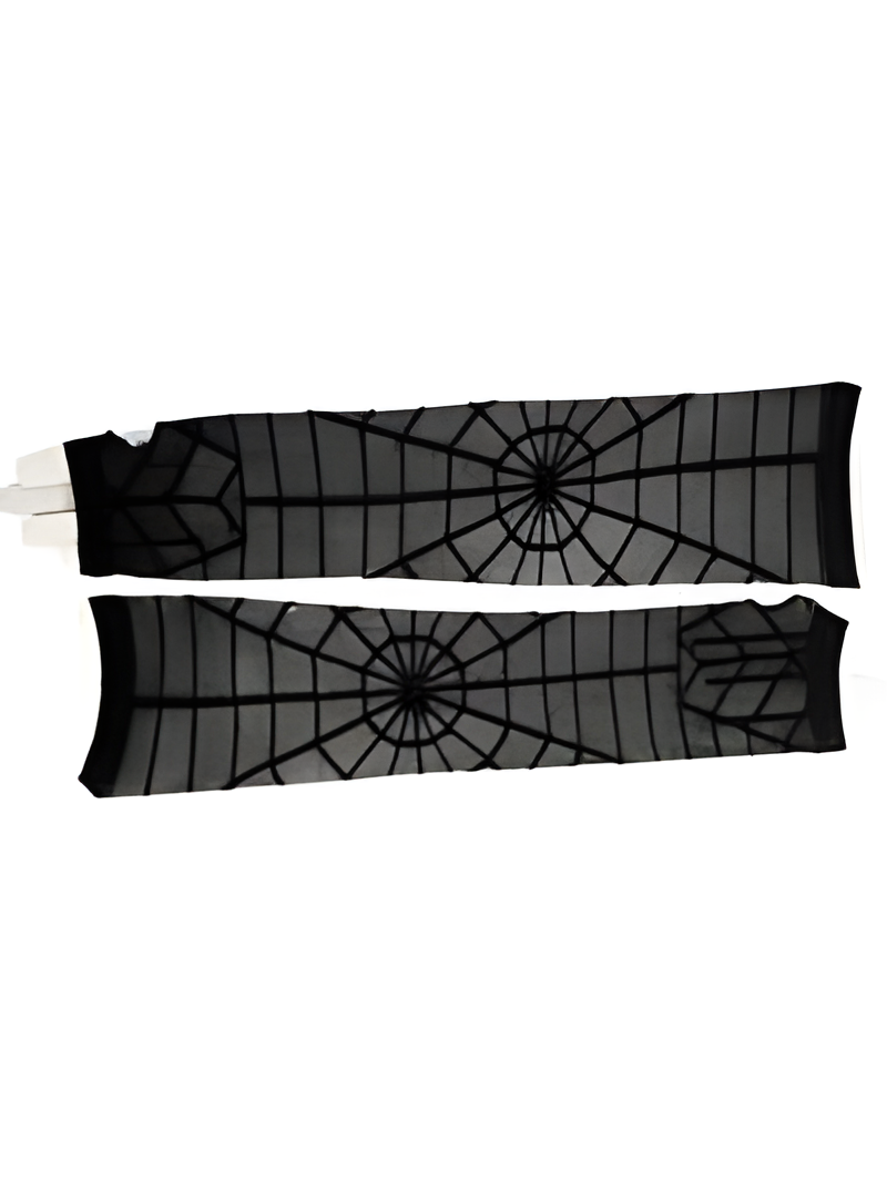 Spider Web Arm Warmers by Masquerade