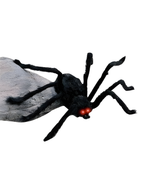 Medium Light-Up Furry Black Spider by Masquerade