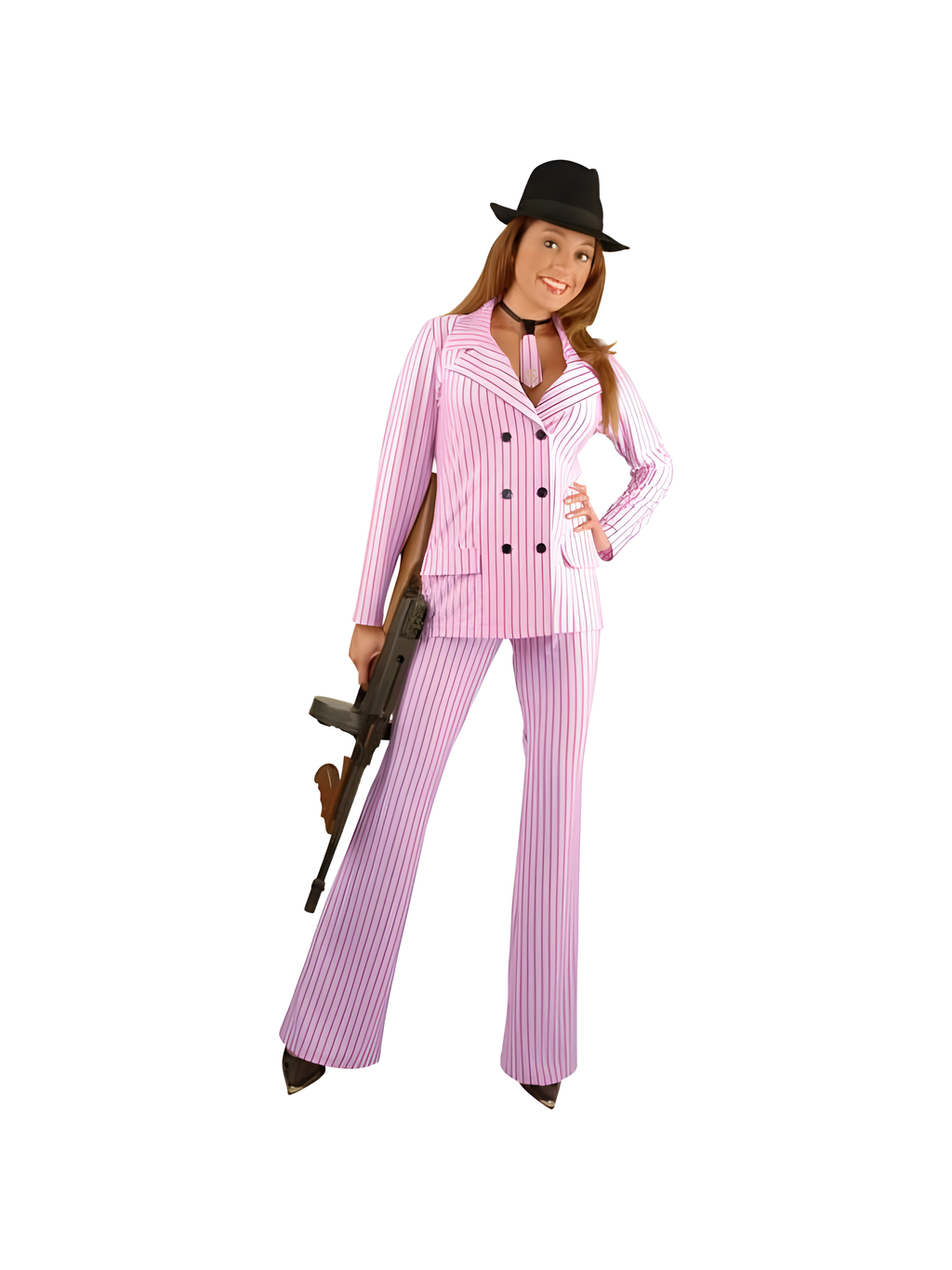 Adult Double Breasted Gangster Moll Suit Costume by Masquerade