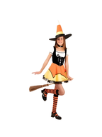 Child Candy Corn Witch Costume by Masquerade