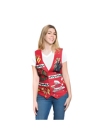 Gal's Ugly Christmas Vest by Masquerade