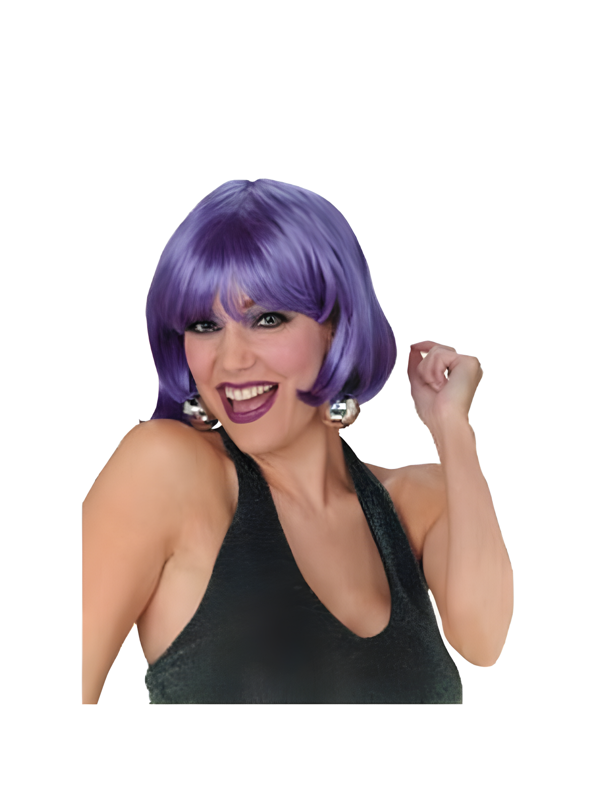 Adult Purple Short Bob Wig by Masquerade