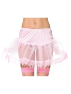 Adult Pink Teardrop Lace Petticoat by Masquerade