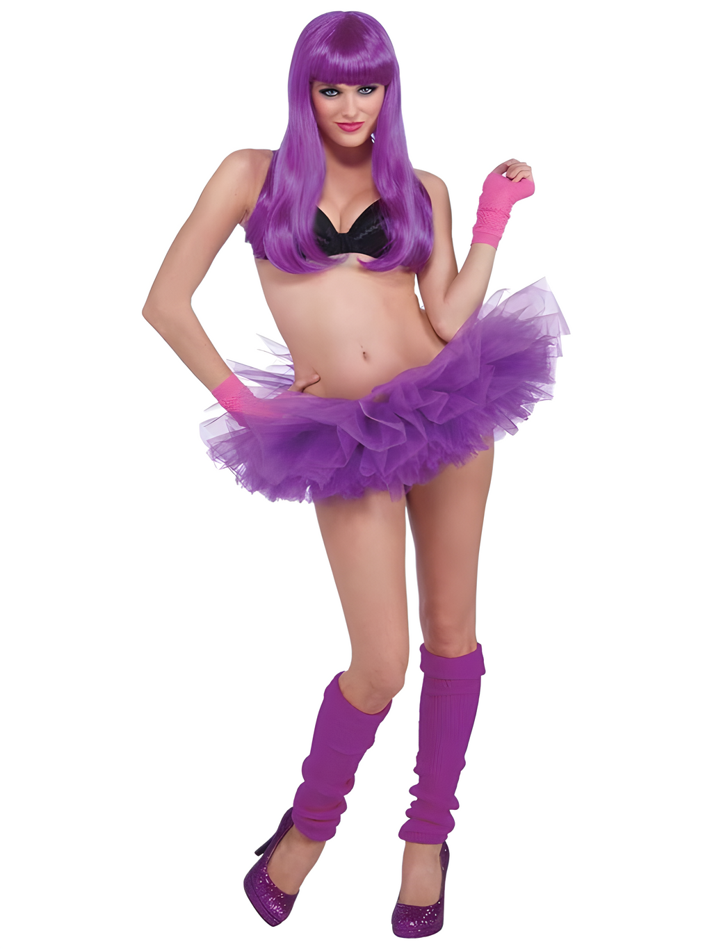 Forum Novelties Women's Purple Neon Adult Costume Tutu by Masquerade