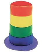 Rainbow Pride Stove Top Parade Hat by Masquerade