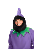 Adult Purple Elf Hat And Beard Set by Masquerade