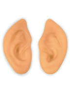 Prosthetic Elf/Vulcan Costume Ears by Masquerade