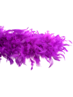 Purple Turkey Feather Boa by Masquerade