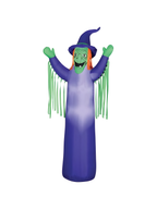Airblown Inflatable Witch With Light Up Eyes by Masquerade
