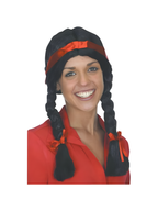 Indian Braided Wig by Masquerade