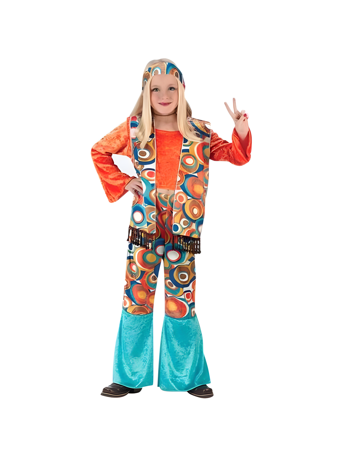 Childs Classic Hippie Girl Costume by Masquerade