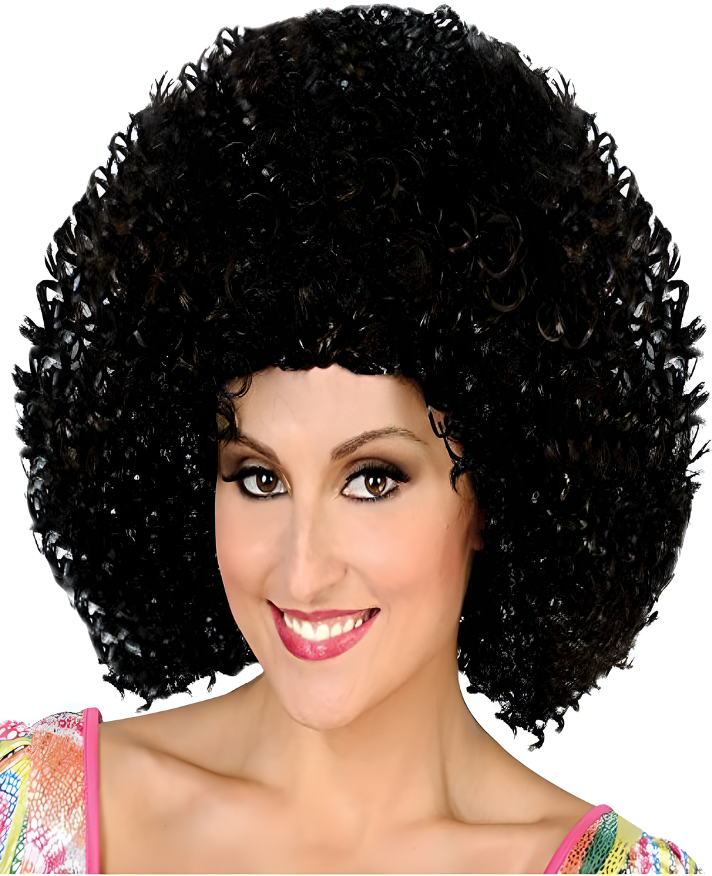 70s Disco Black Wig by Masquerade
