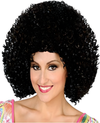 70s Disco Black Wig by Masquerade