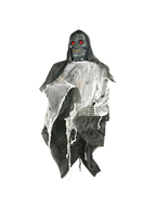 Hanging Screaming Skull Halloween Prop by Masquerade