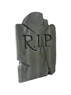 Weathered RIP Halloween Tombstone by Masquerade