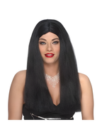 Long Black Witch Wig by Masquerade