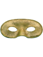 Adult Gold Glitter Eye Mask by Masquerade