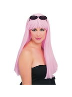 Light Pink Glamour Wig by Masquerade