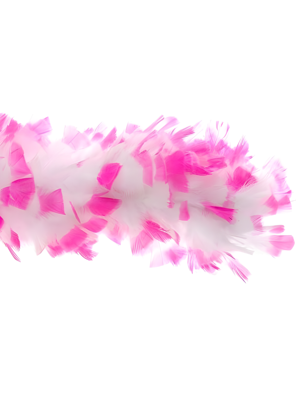 White/Pink Feather Boa by Masquerade