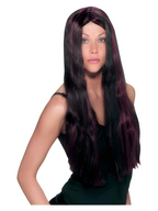 Burgundy & Black Witch Wig by Masquerade