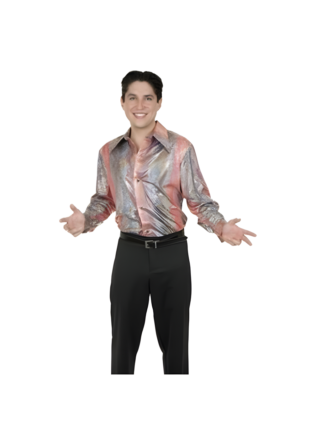Adult Psychedelic Disco Shirt by Masquerade