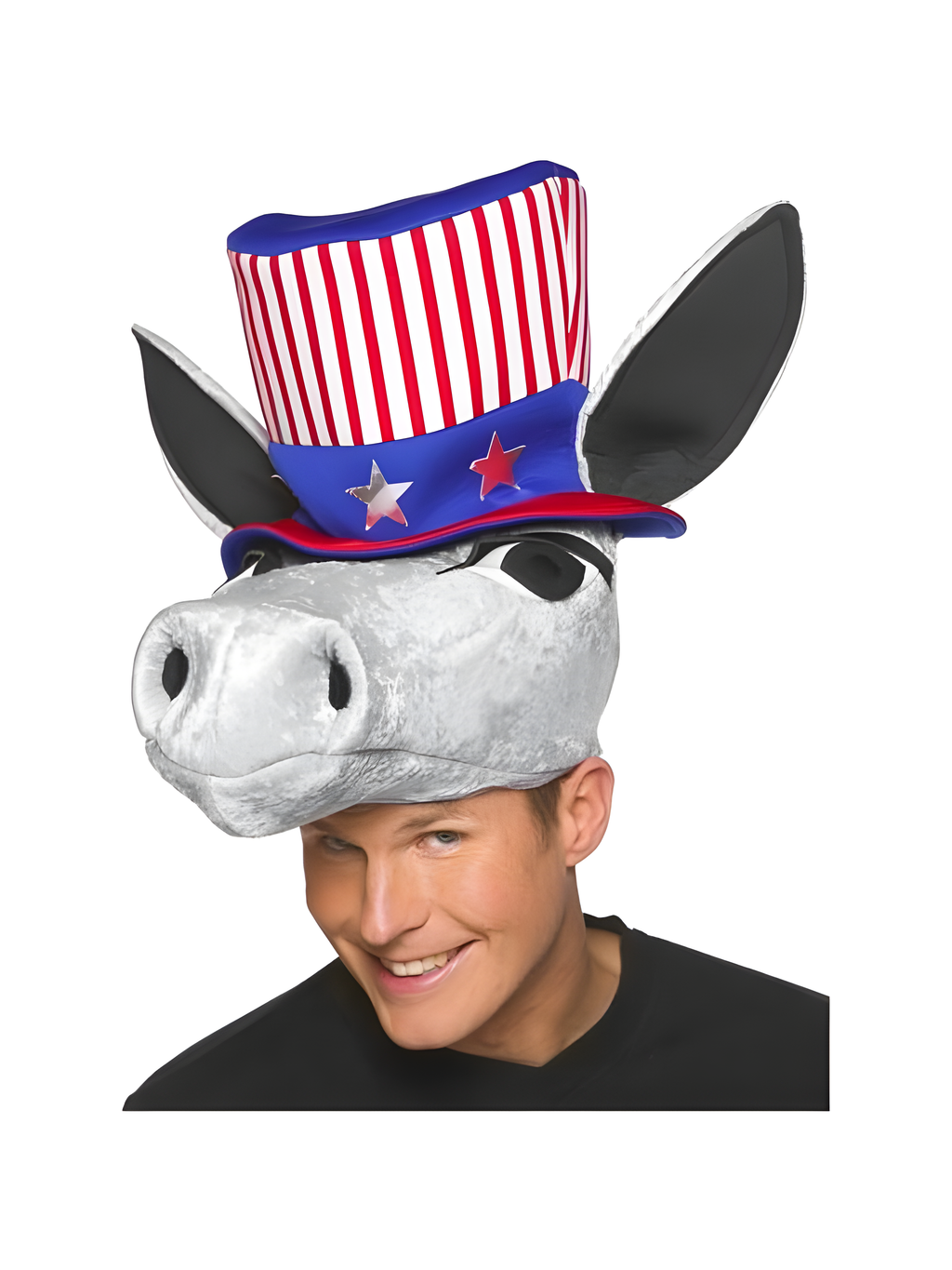 Funny, Democratic Donkey Hat, Halloween by Masquerade
