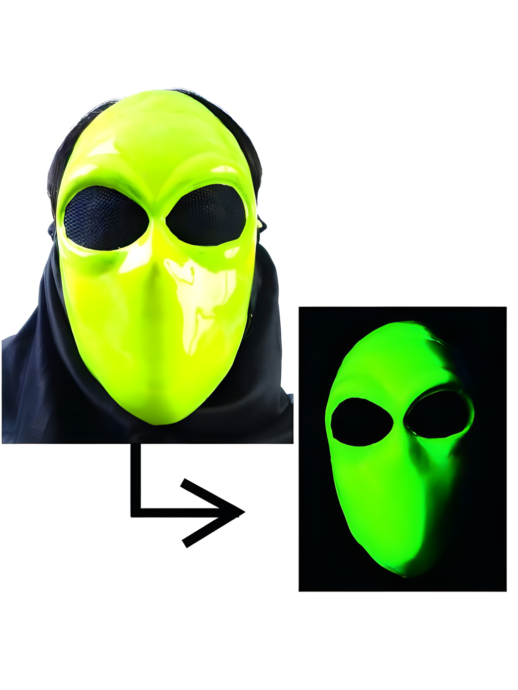Creepy Alien Mask by Masquerade