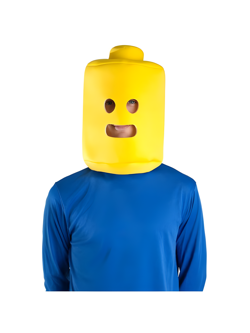 Child Yellow Block Man Headpiece by Masquerade