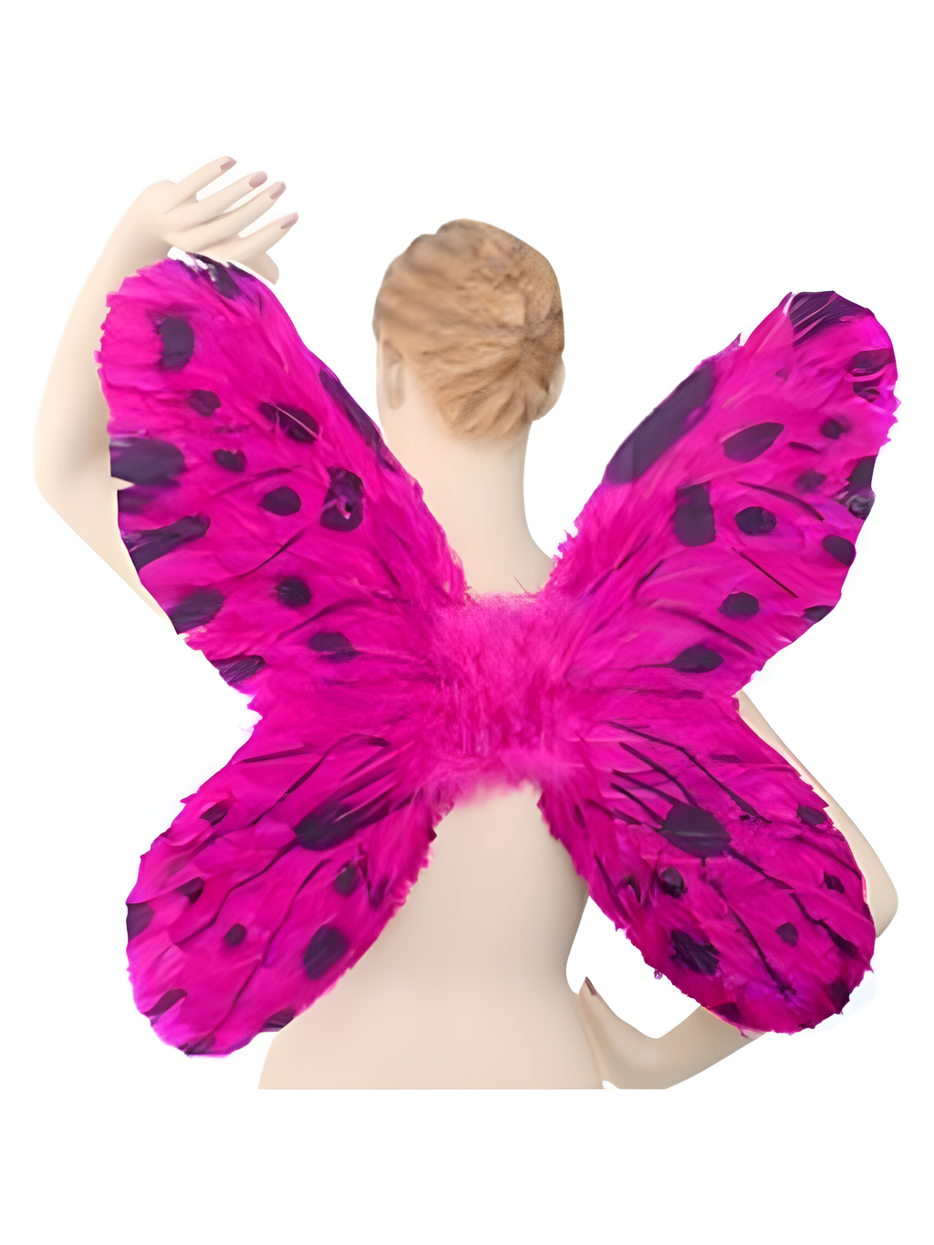 Purple & Black Feather Butterfly Costume Wings by Masquerade