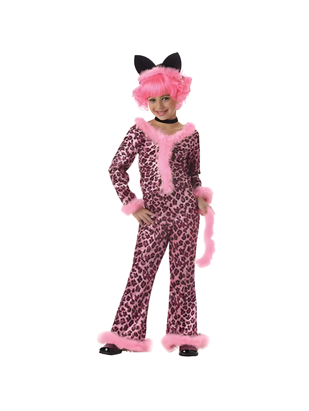 Child's Pink Sassy Cat Costume by Masquerade