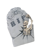 Break-Out Skeleton Halloween Tombstone Prop by Masquerade